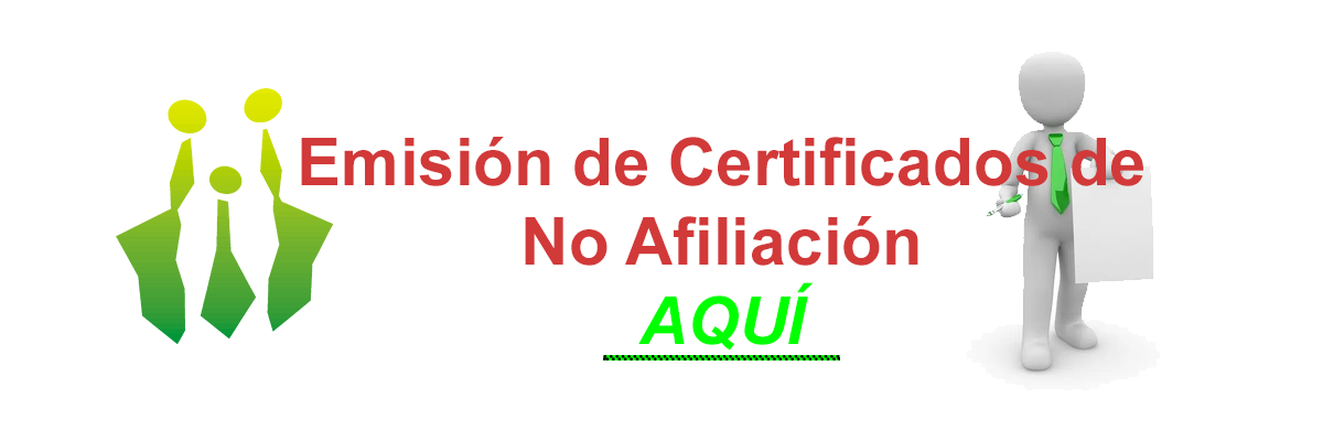 Certificado de No Afiliación